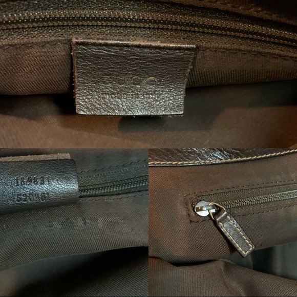 Gucci Brown GG Monogram D Ring Bag - Picture 12 of 12